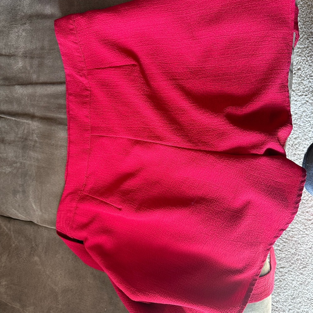 Vibrant Red Shorts